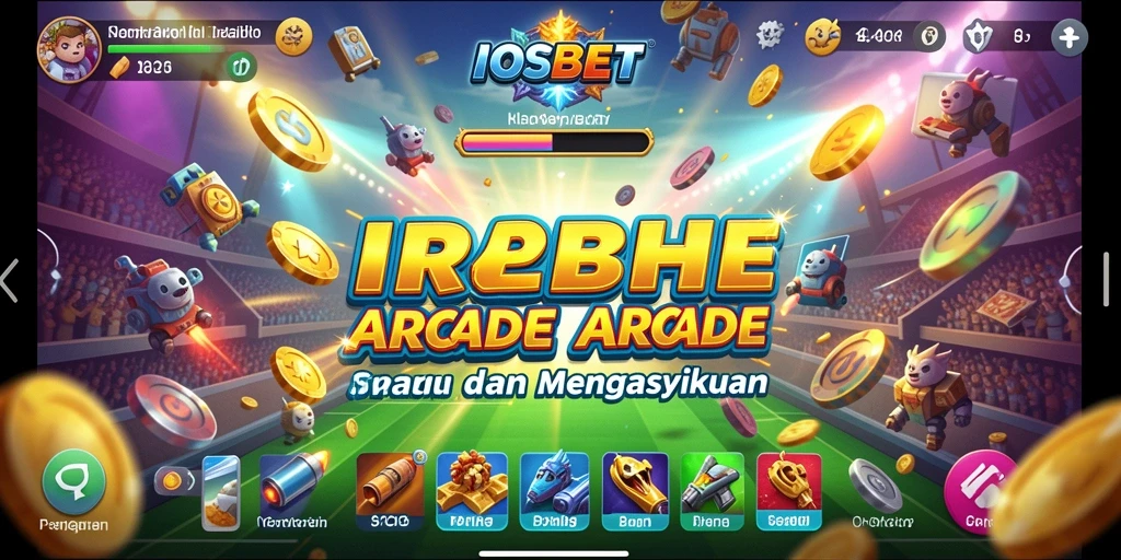 Tampilan seru gameplay IOSBET dalam aksi Arcade.