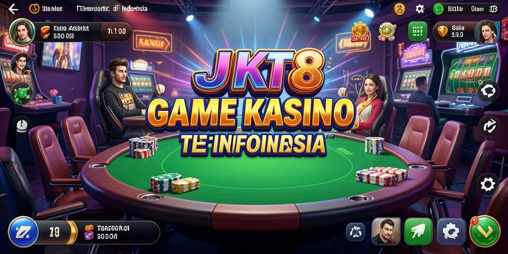 Tampilan gameplay JKT8 yang menegangkan di dunia Kasino.