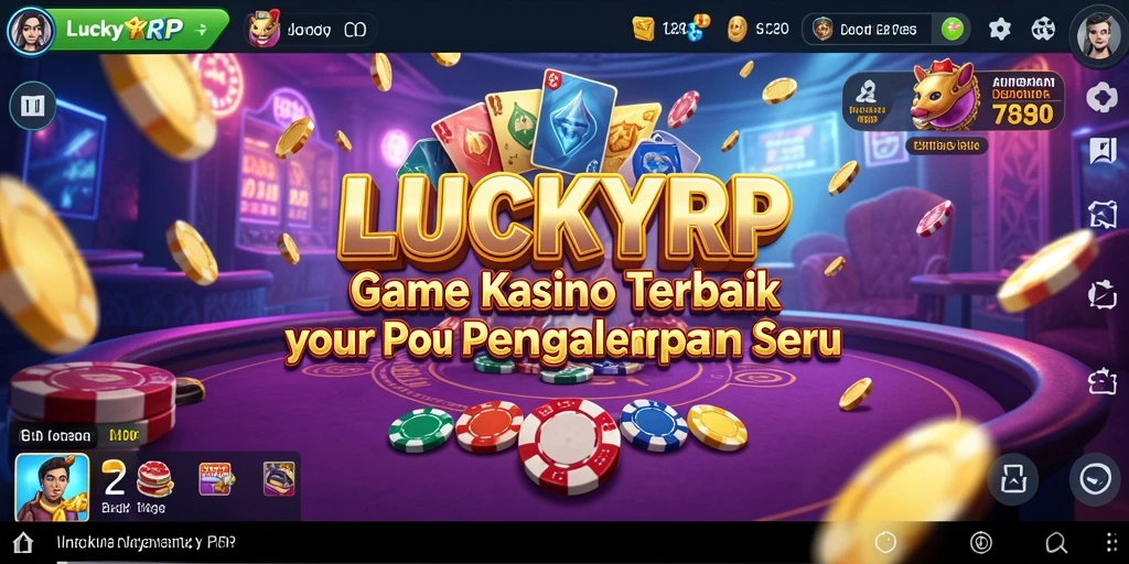 Tampilan gameplay LUCKYRP yang menarik dan interaktif.